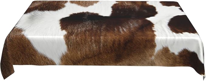 Worltoldb Cow Tablecloths Polyester Table Cloth - Image 7