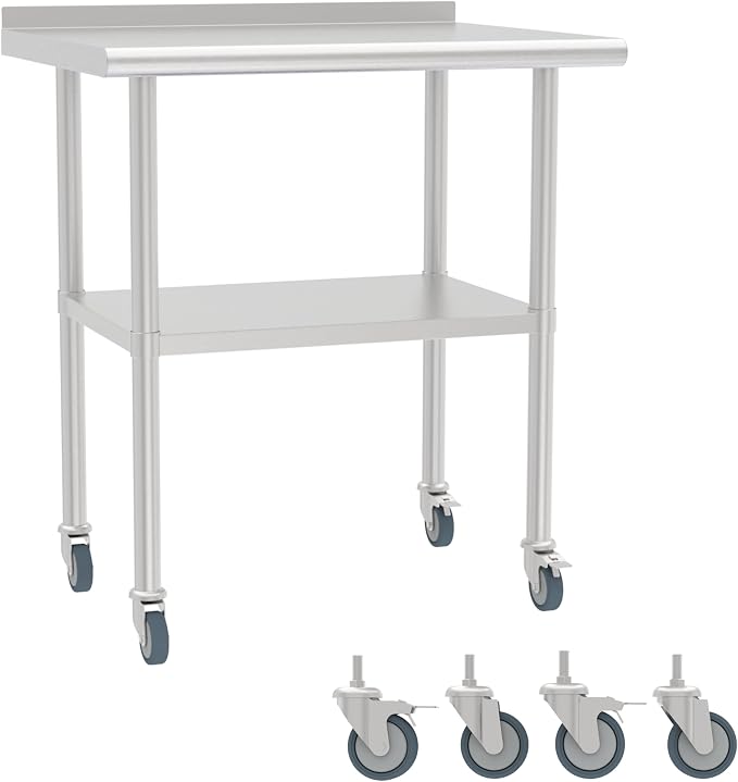 24x30 Inch Stainless Steel Work Table by STEELBUS