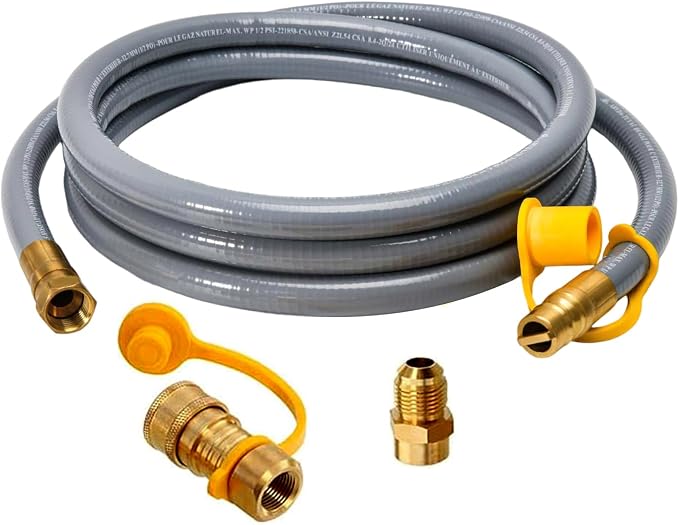 ABYDA 10Feet 1/2" ID Natural Gas Hose Low Pressure LPG Hose by ABYDA