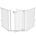 Bonnlo 82-Inch Versatile Safety Gate Metal Baby/Pet Gate Configurable Dog by Bonnlo