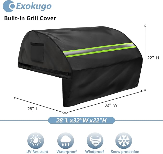 Built in Grill Cover for Blaze Premium LTE 32-Inch - Image 2