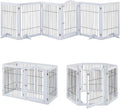 unipaws 144" Extra Wide Dog Gate and Pet Playpen, Free Standing Tall Dog Fence by unipaws