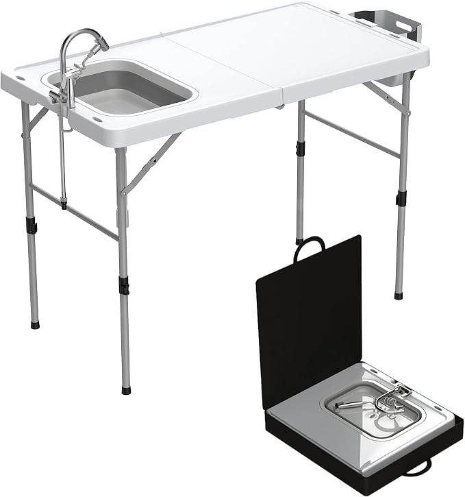 Allpop Fold-in-Half Fish Cleaning Table by Allpop