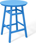 Costaelm Patio Bistro Table, Outdoor Bistro Dining Pub Table by Costaelm