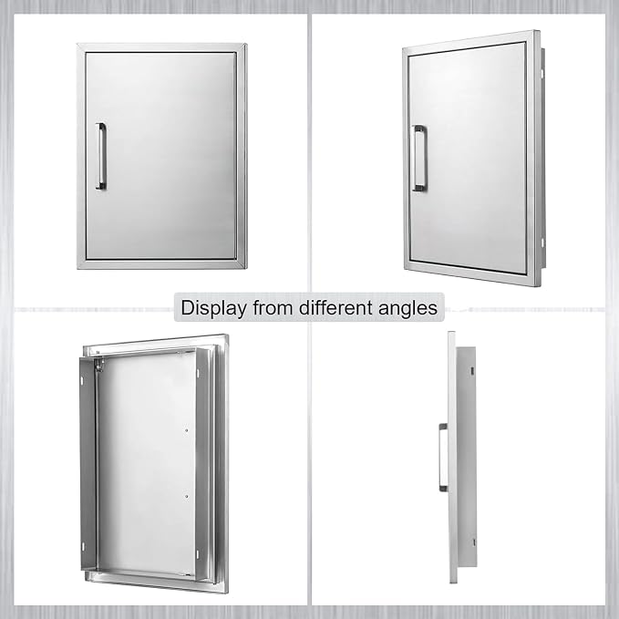 Outdoor Kitchen Door, 20 "W27 H Outdoor Kitchen Access Door, Stainless Steel - Image 7