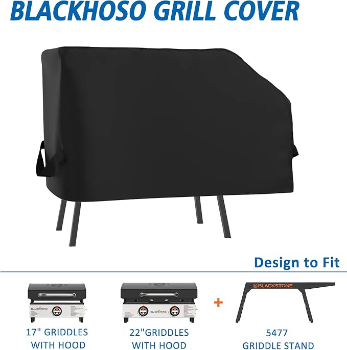 Grill Cover for Blackstone 17" 22" Tabletop - Image 2