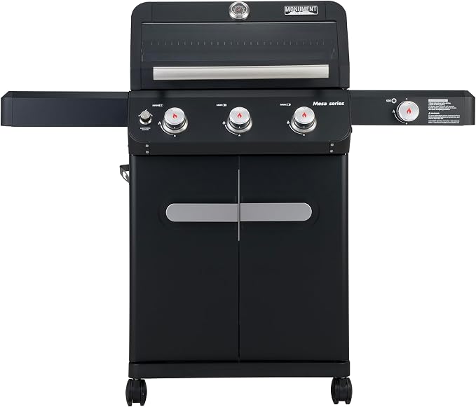 Monument Grills 3+1 Outdoor Barbecue Stainless Steel Propane Gas Grill by MonumentGrills