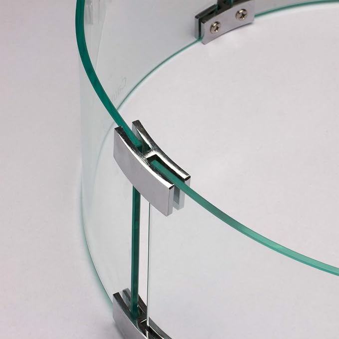 Celestial 23" x 6" Round Wind Guard, fits Celestial 19” Round Fire Pit Burner - Image 4