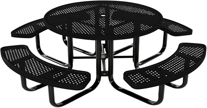 COATEDOUTDOORFURNITURE Heavy-Duty Portable Outdoor Kids Table by CoatedOutdoorFurniture