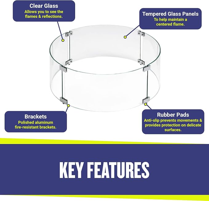 American Fire Products | Tempered Glass Flame Guard - Image 3