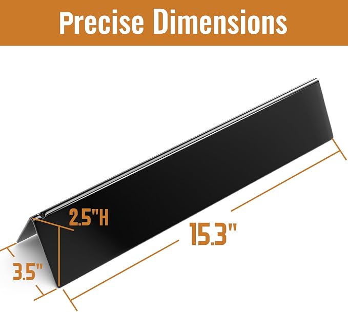 7635 15.3" Flavorizer Bars for Weber Spirit Grill Parts, Grill Replacement - Image 2