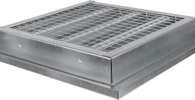 Vent Systems 9" x 9" Inch Galvanized Steel Industrial Gable Vent - Image 9