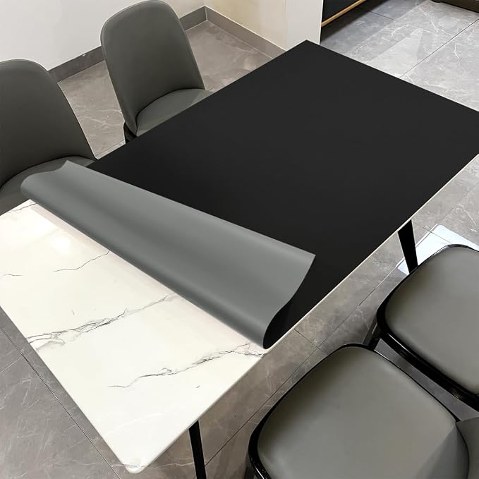 Leather Table Cover, 1.8mm Thick, 42x72 Inch Table Protector, Table Protector by Zinkooat