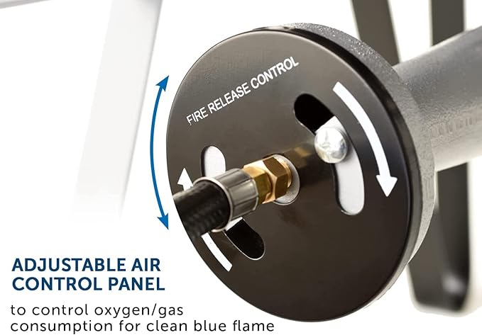 Flame King Heavy Duty 200K BTU, 0-20 PSI, Propane Gas Single Burner Bayou - Image 4
