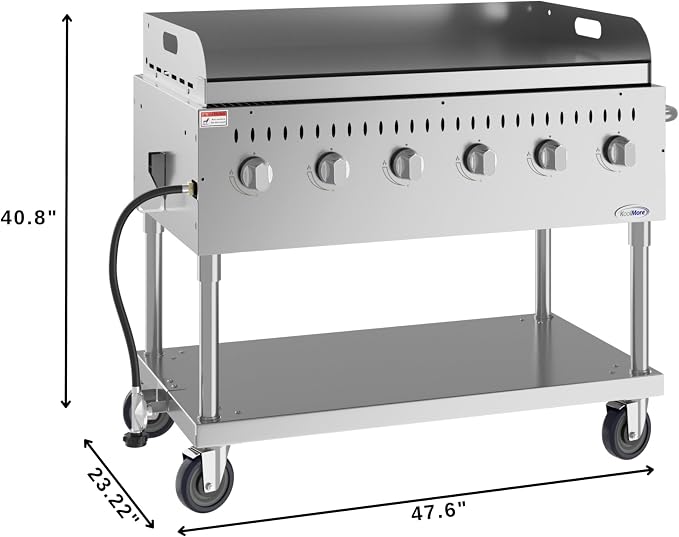 48 in. Commercial Outdoor Propane Gas Grill - Image 3
