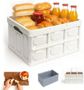 Collapsible Picnic Basket Set for 2 – Insulated Plastic Picnic Basket by Unknown