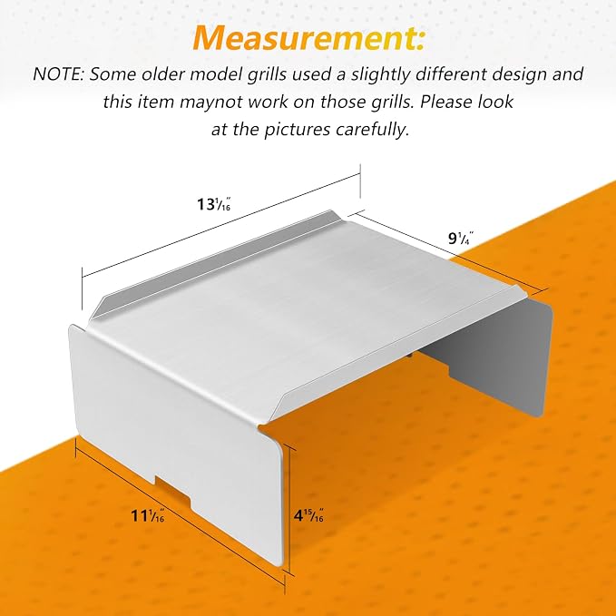 BCA012 Stainless Steel Grill Heat Baffle Diffuser Replacement Part - Image 2