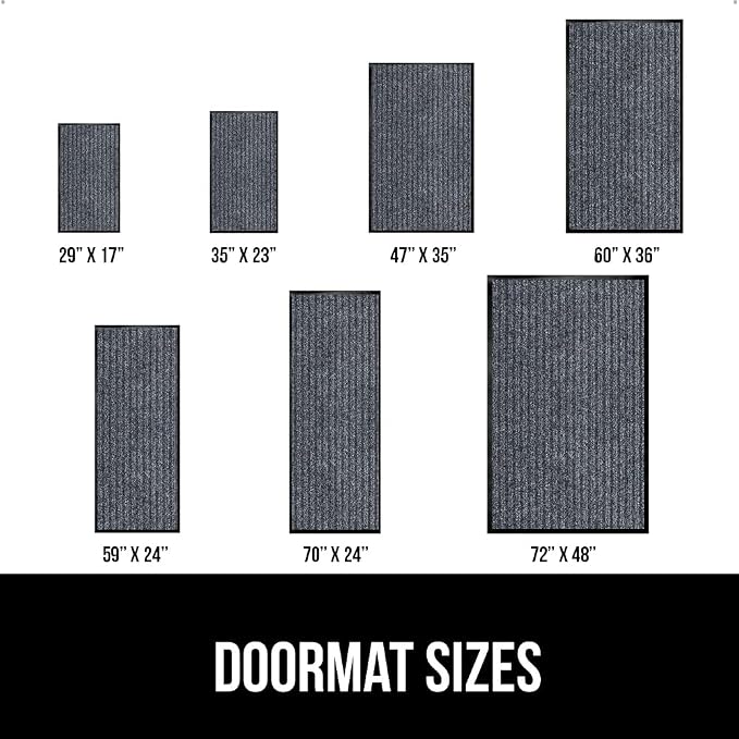 GORILLA GRIP Waterproof Traffic Guard Door Mat, 2 Pack Heavy Duty Entryway Mats - Image 6
