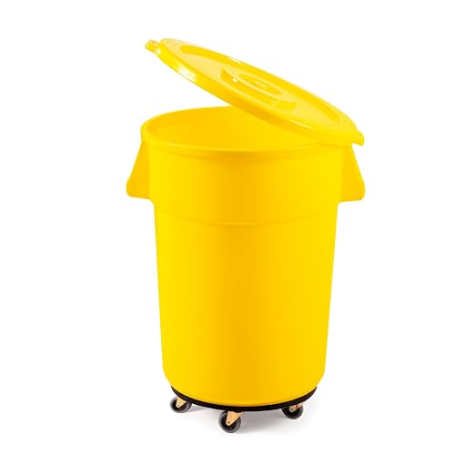 PRO&Family Commercial Round Trash Can by PRO%26Family