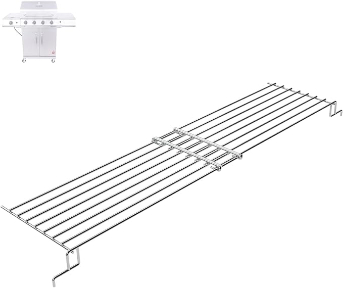 Adjustable Warming Rack Grill Parts by BBQration
