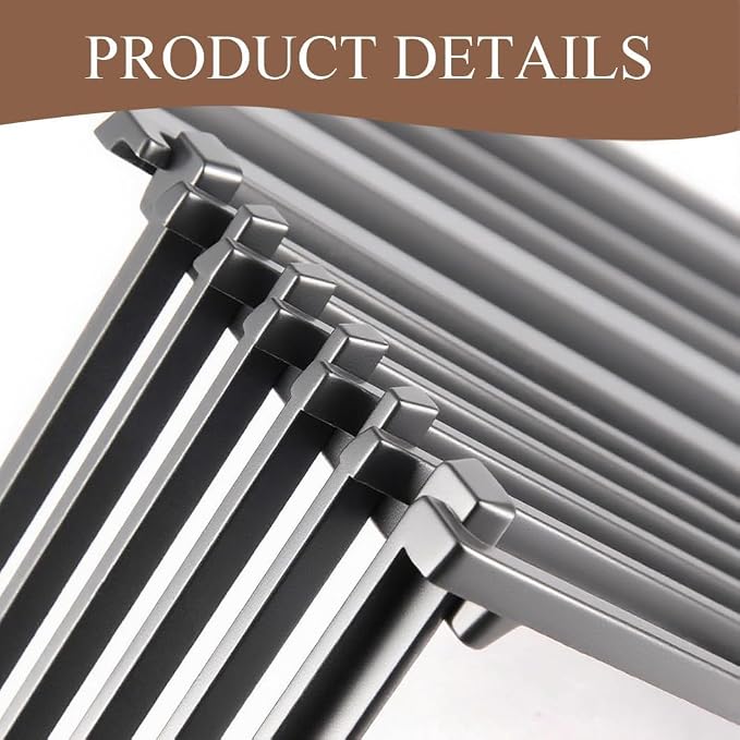 PCBZ0A 6 1/4 inch wide Adjustable Cast Iron Cooking Grate Replacement - Image 4