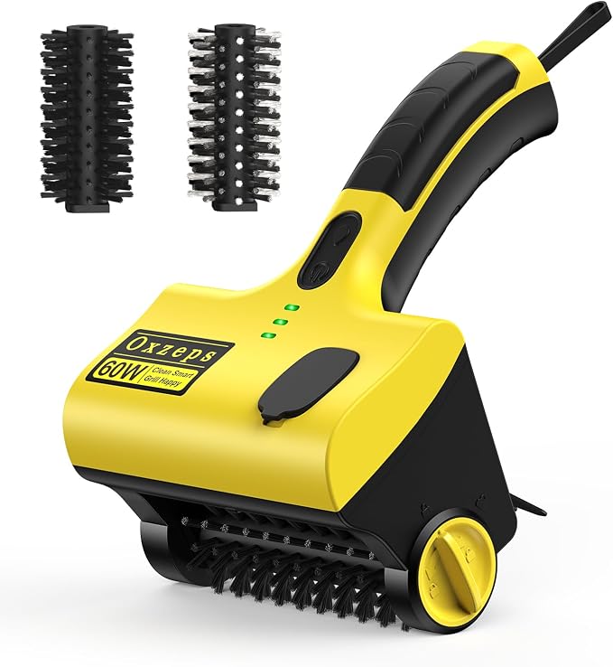 Oxzeps Outdoor Electric BBQ Brush, 2600mAh Battery Capacity 7.4V 2-Speed Power by Unknown