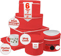 LAMINET 6 Piece Quilted Dinnerware Storage Starter Set by LAMINET