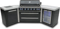 Mont Alpi MAi805-BSS45FC 44-inch 6-Burner 115000 BTU 45 Degree Black Stainless by MontAlpi