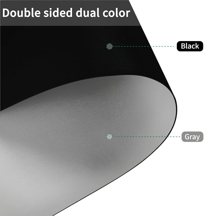 Desk Pad Mat - 14x48 Inch Waterproof Easy to Clean Can Conceal Flaws Protector - Image 2