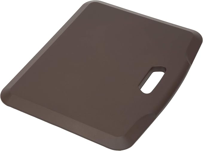 Mount-It! Standing Desk Floor Mat | Brown Standing Comfort Mat by Mount-It