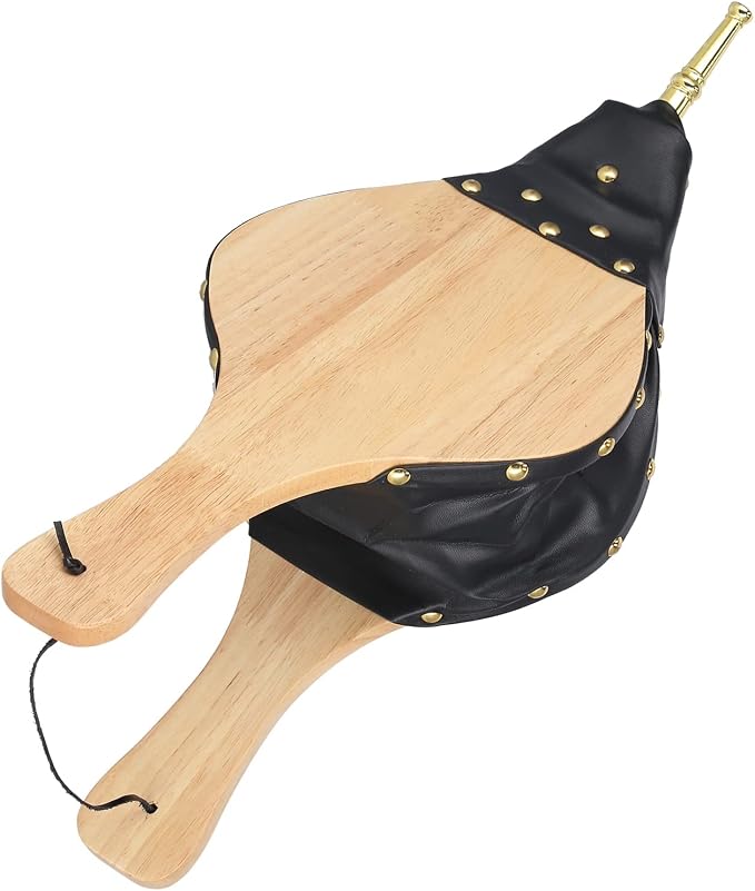 Wood Bellows Blower Fireplace, Wooden Air Blower - Image 7