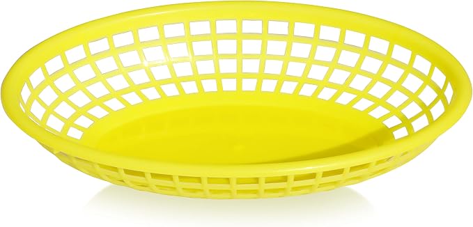 New Star Foodservice 44188 Fast Food Baskets, 9.25 x 6 inch Oval - Image 3