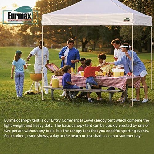 Eurmax USA Standard 10x10ft Patio Pop Up Canopy Tent - Image 8