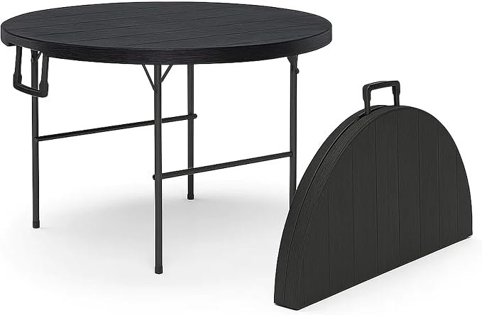 3.5 Feet Circular Round Foldable Table by OurModernSpace
