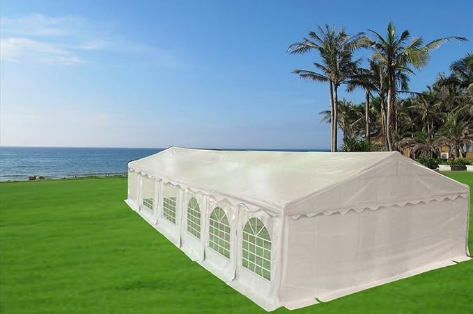 Delta 40'x20' Fire Retardant PVC Party Tent, Wedding Tent Canopy, Outdoor Event - Image 3