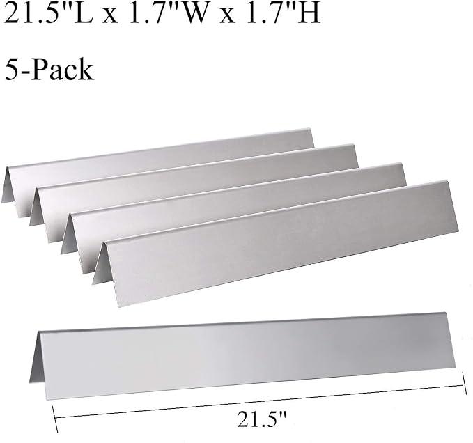 GasSaf 21.5 inch Flavorizer Bar and 27 inch Burner Tube Set Replacement - Image 2