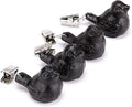 OwnMy Set of 4 Black Tablecloth Weights Clip on, Heavy Duty Pendant Tablecloth by OwnMy