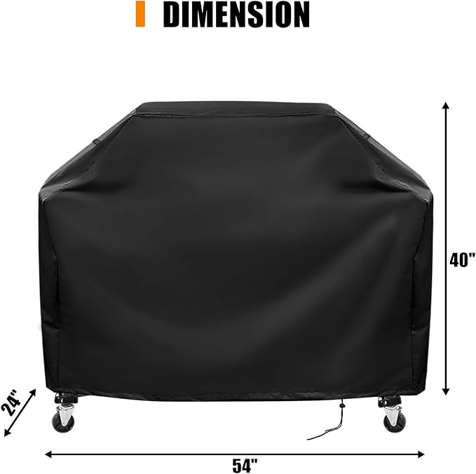 Grill Cover for Captiva Designs 4-Burners Propane Gas BBQ Grill, Waterproof - Image 7