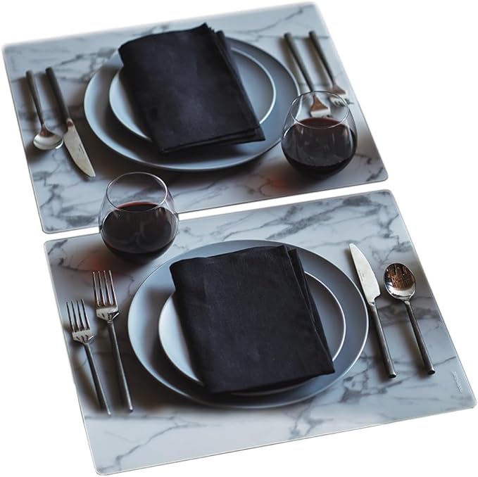 modern-twist 14 x 16 Silicone Placemat, PVC-Free Table Mat, Dishwasher Safe by ModernTwist