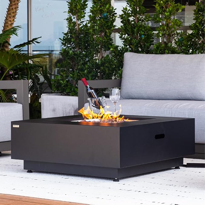 Ashton 36” Propane Fire Pit Smokeless Firepit Outdoor Gas Fire Pit - Image 2