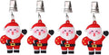 TwoFish Home Set of 4 Xmas Santa Claus Tablecloth Weight Clips Xmas Santa Claus by TwoFishHomeFashionLLC
