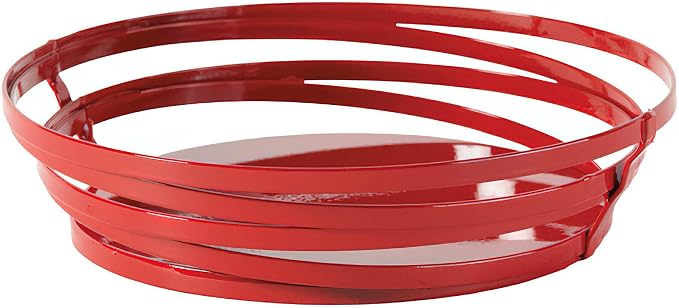 G.E.T. WB-972-R 9 x 7 Oval Red Powder Coated Metal Wire Serving Basket by Unknown