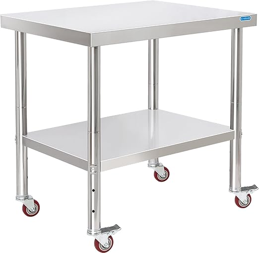 Stainless Steel Table for Prep & Work by KUARBARR