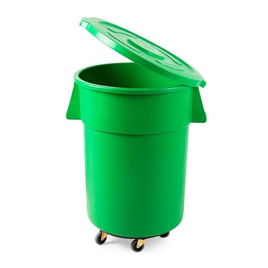 PRO&Family Commercial Round Trash Can by PRO%26Family