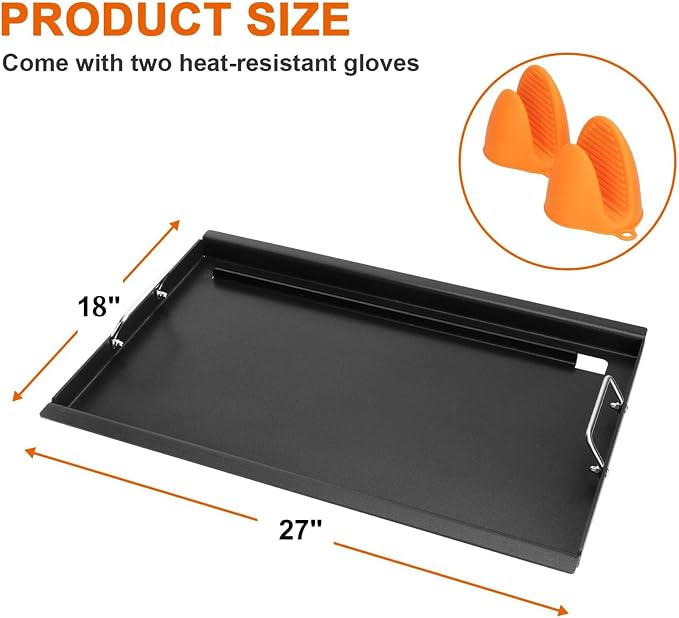 Full-Size Griddle Inserts for Charbroil Performance 5 Burner, Flat Top Griddle - Image 2
