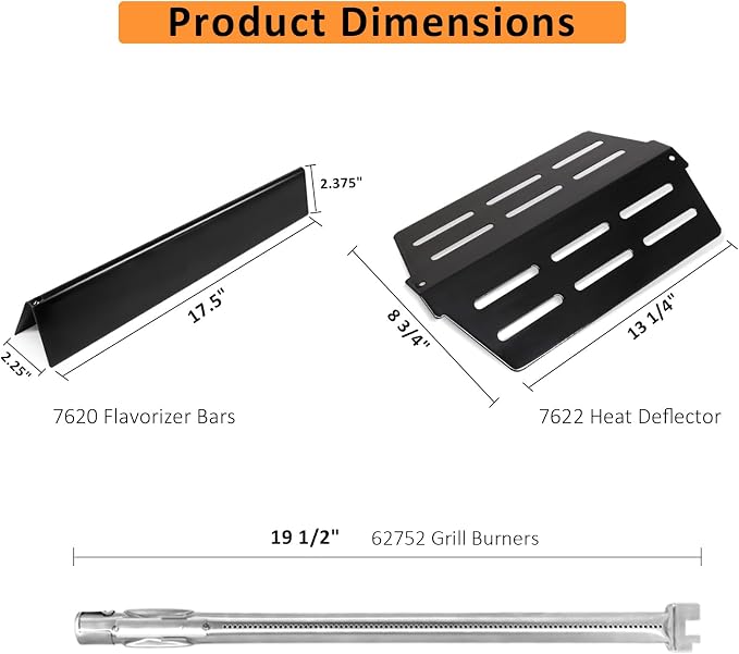 Grill Parts Replacement for Weber Genesis 300 Series E310, EP330 - Image 2