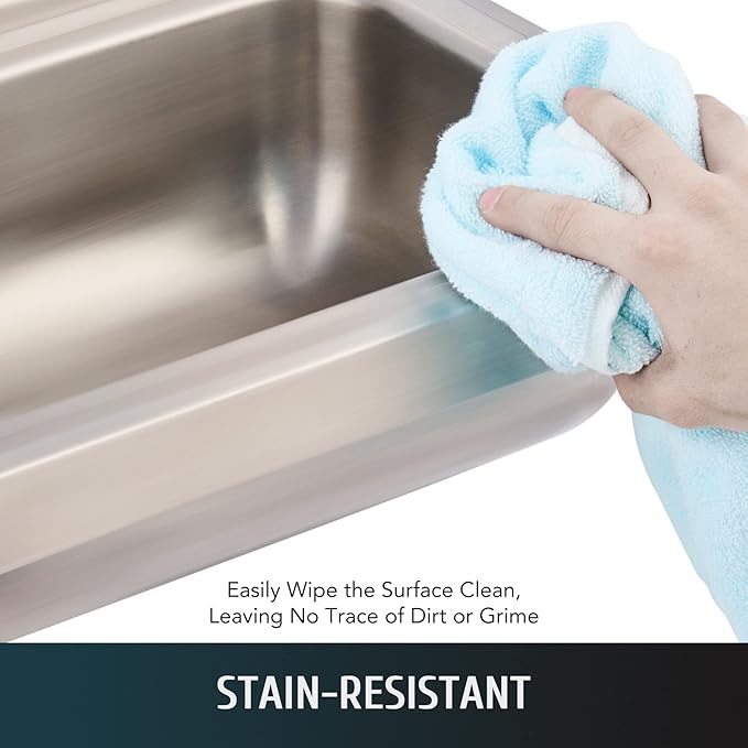 WILPREP Hand Sink Commercial Stainless Steel Sink - Image 5