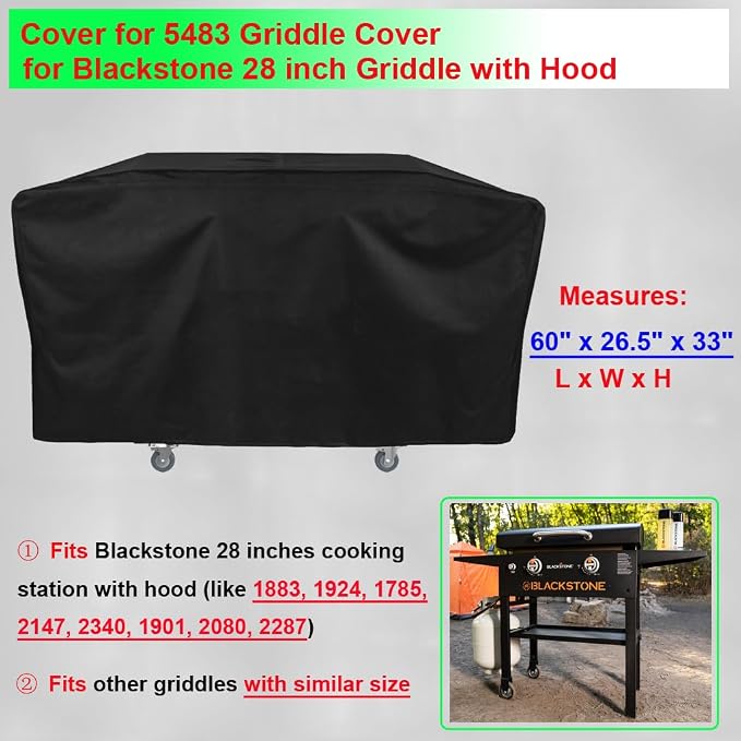 Griddle Cover for Blackstone 28 Inch Griddle Cooking Station - Image 2