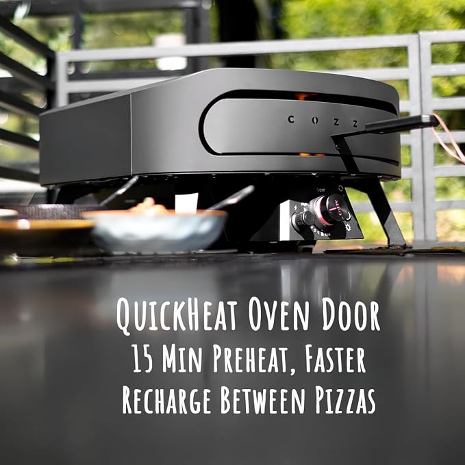 17" Gas Pizza Oven with Rotating Pizza Stone - Image 5