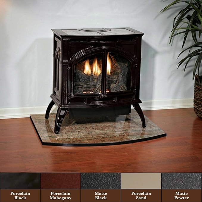 Empire VFD30CC30FP Heritage Cast Iron Matte Black VF Stove by Empire+Comfort+Systems